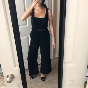 Anthropologie Velvet Jumpsuit